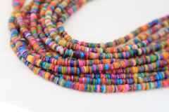 6mm Rondelle Heishi Shell Beads