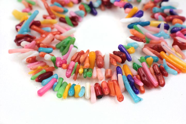 Irregular Spike Coral Beads