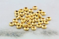 Gold Plated Spacer Beads