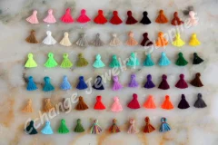 1.5cm Cotton Tassels with Jump Ring