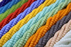 8mm x 6mm Barrel Pony Beads - Glass Beads
