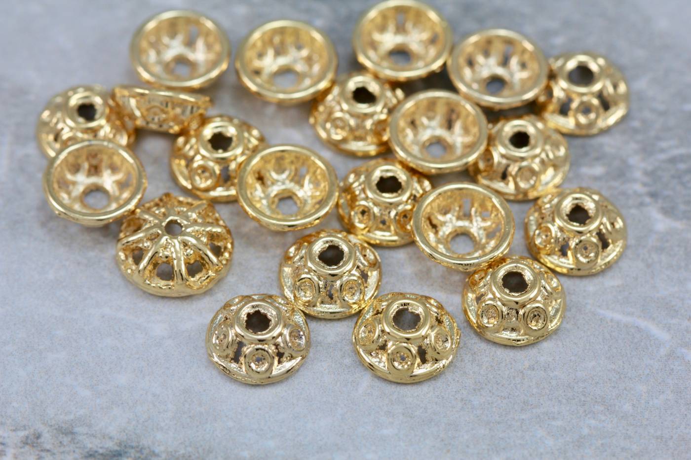 small-gold-metal-jewelry-bead-end-caps