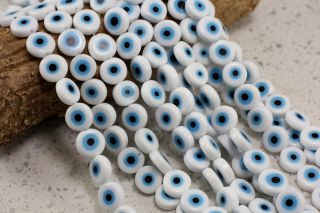 10mm-opaque-white-glass-evil-eye-bead