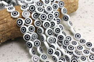 10mm-black-white-glass-evil-eye-bead