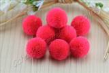 handmade-cotton-pompoms-neon-pink