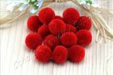 handmade-cotton-pompoms-red