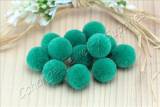 handmade-cotton-pompoms-green