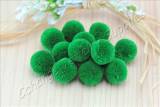 mini-handmade-cotton-pompoms-green