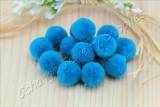 handmade-cotton-pompoms-blue-sapphire
