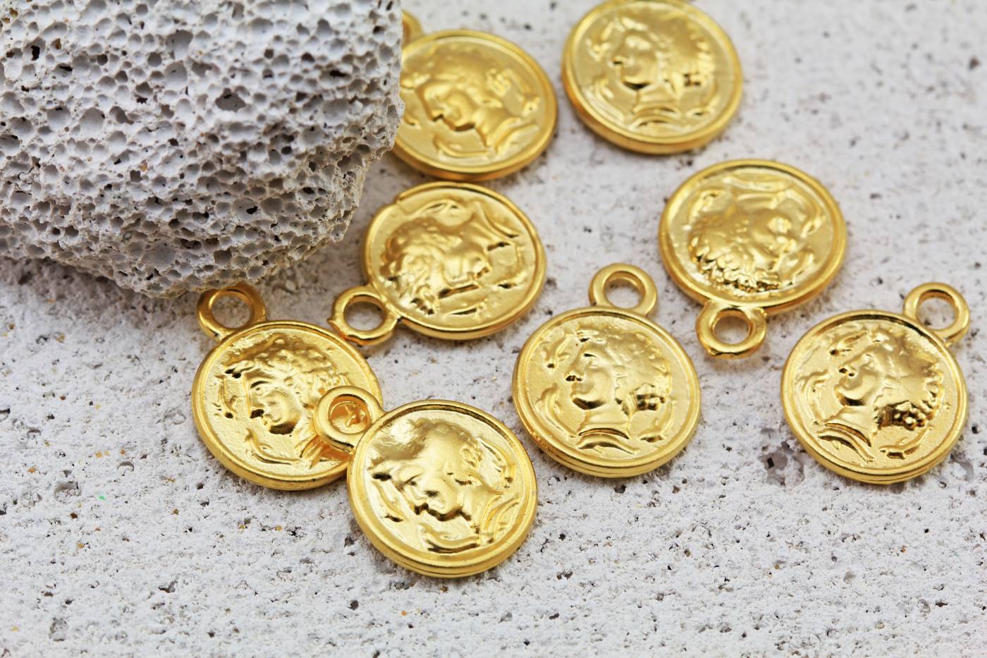 gold-small-coin-charms-necklace-earrings