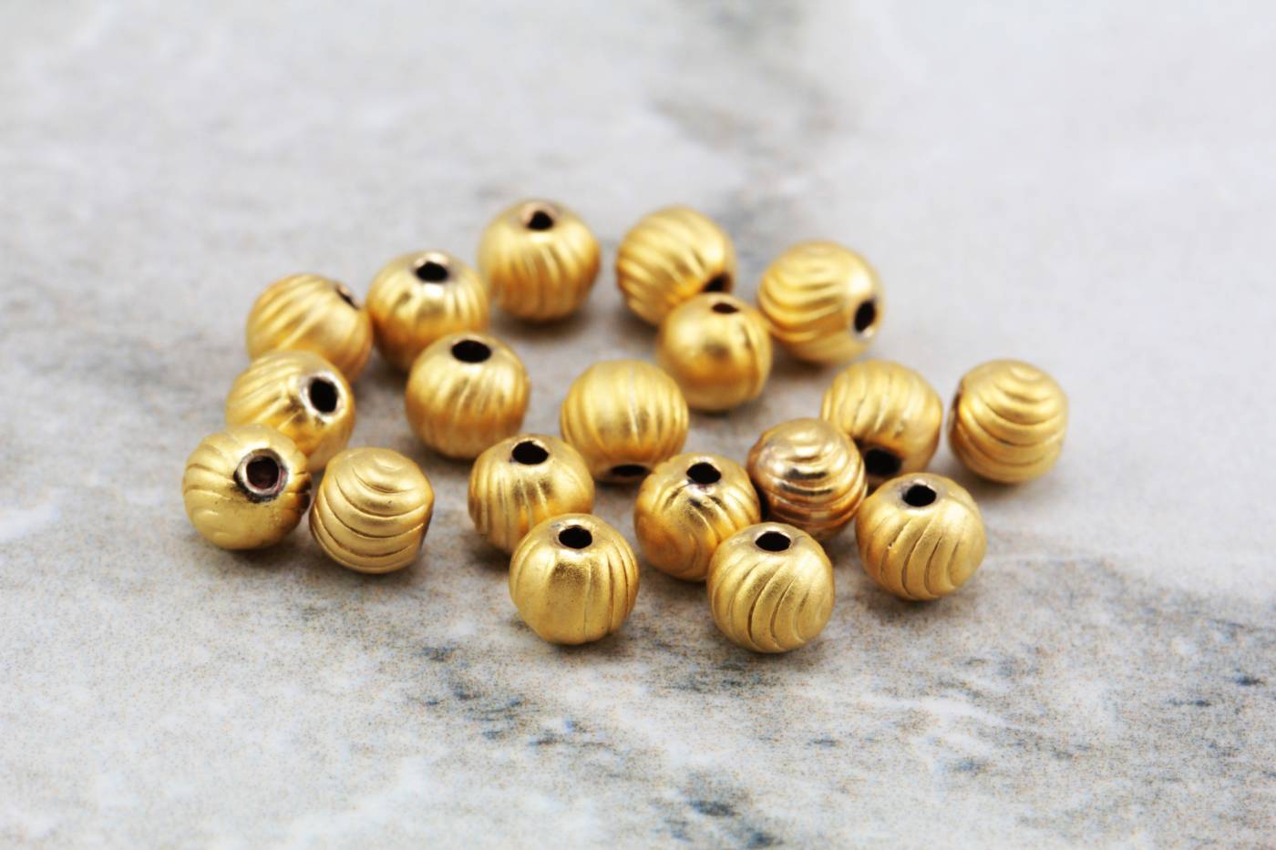 Gold Bead Caps - 6mm Bead Caps - Metal Bead Caps - Metal Beads - Antique  Gold - Spacer Beads - 100pcs - (1016)