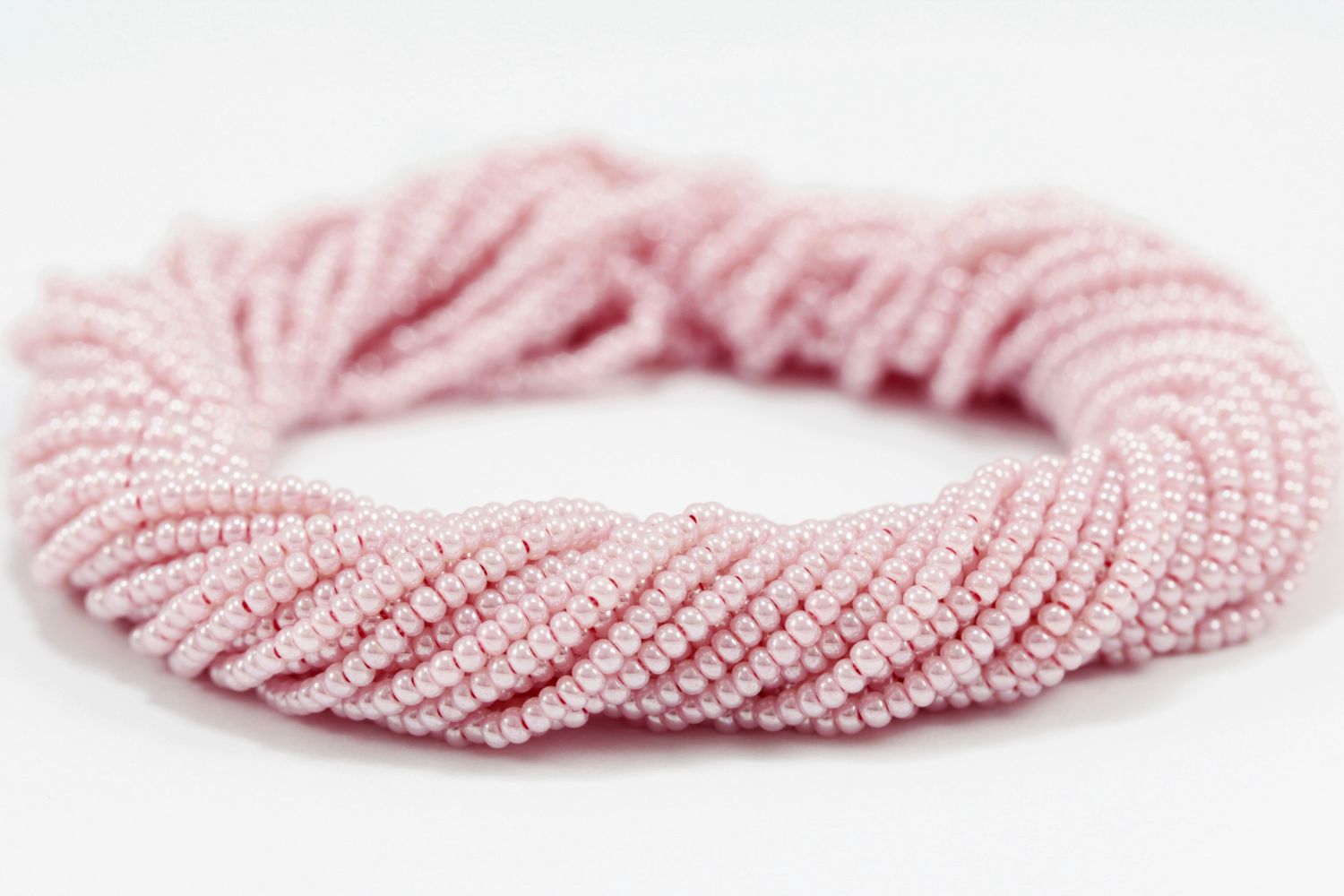 shiny-pink-czech-seed-bead-hank-size-11