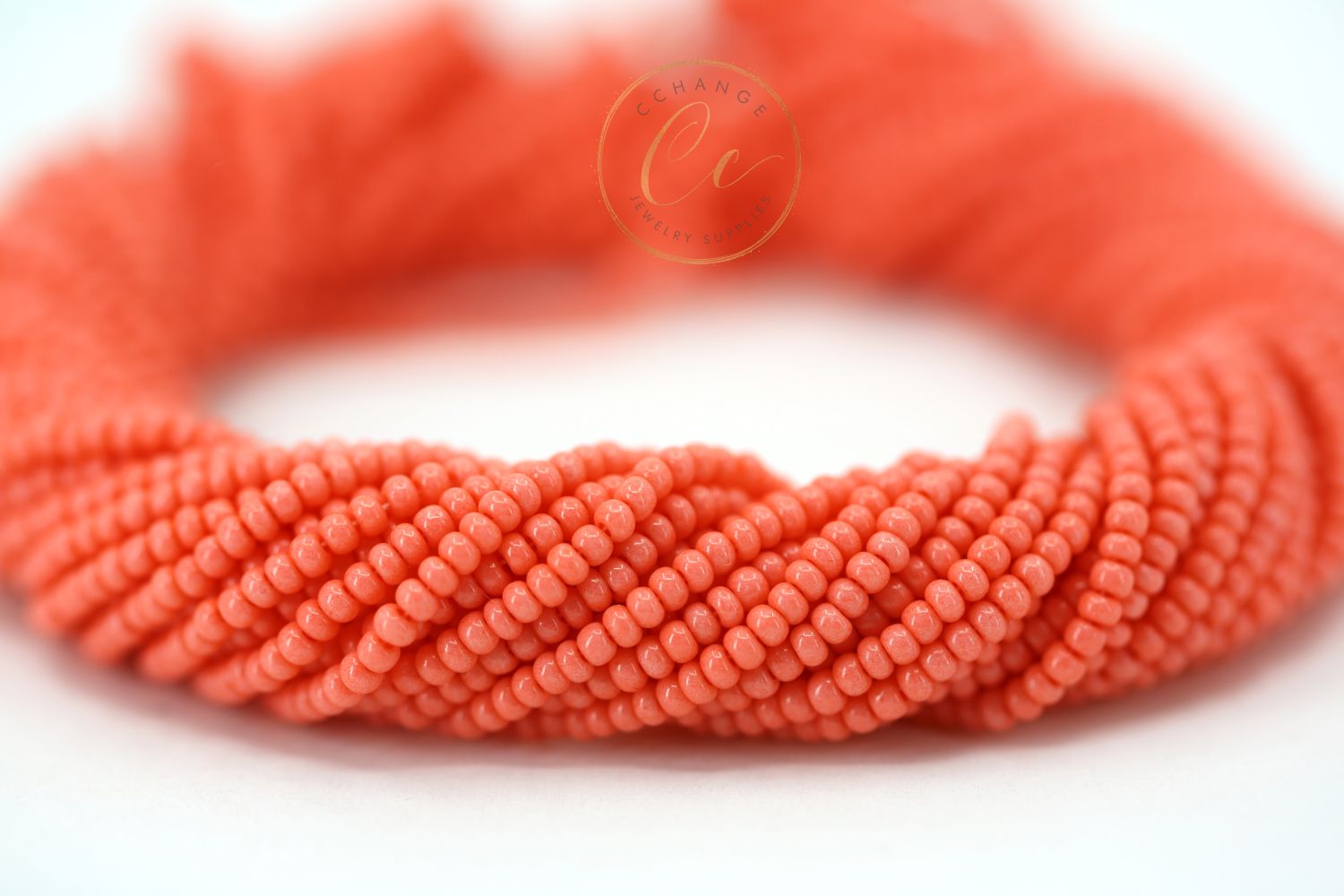 coral-colour-czech-seed-beads-09351