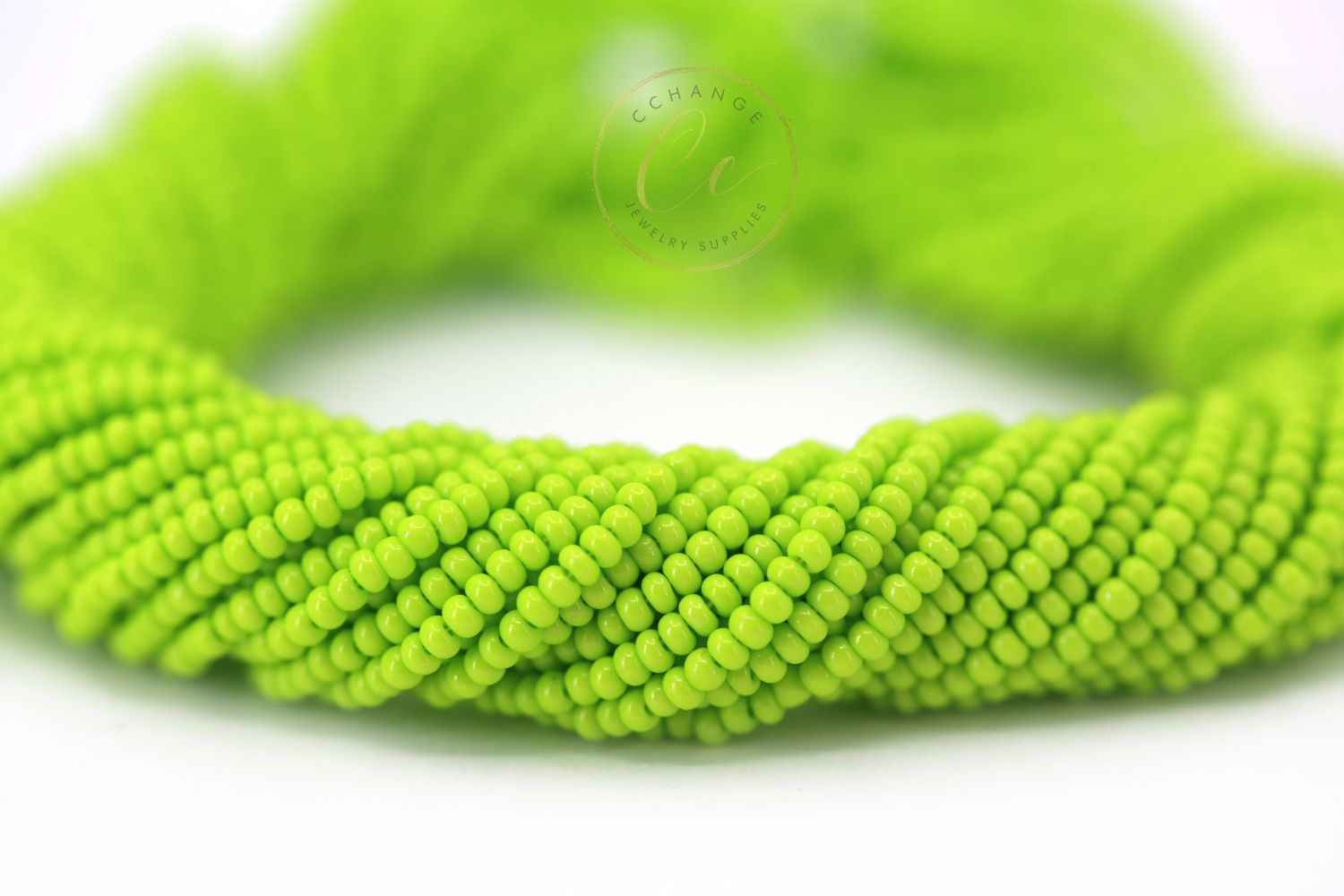 bright-green-czech-seed-beads-16A54