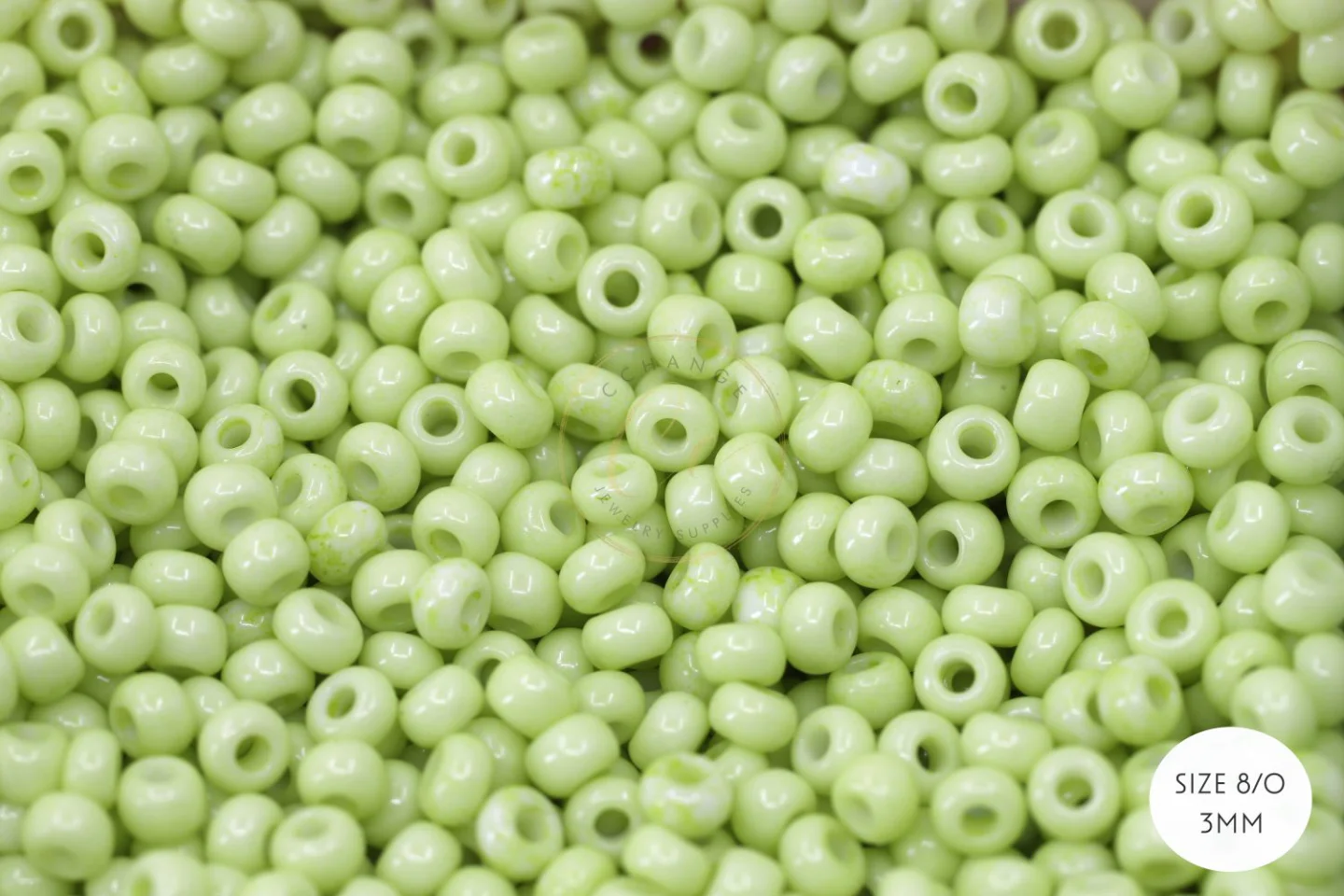 flower-green-czech-seed-bead-03153.