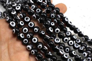 8mm-black-glass-round-evil-eye-beads