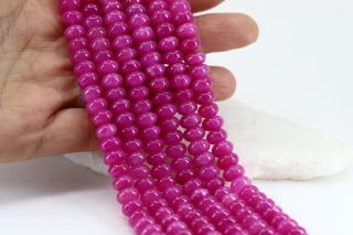 8mm-rondelle-fuchsia-jade-beads