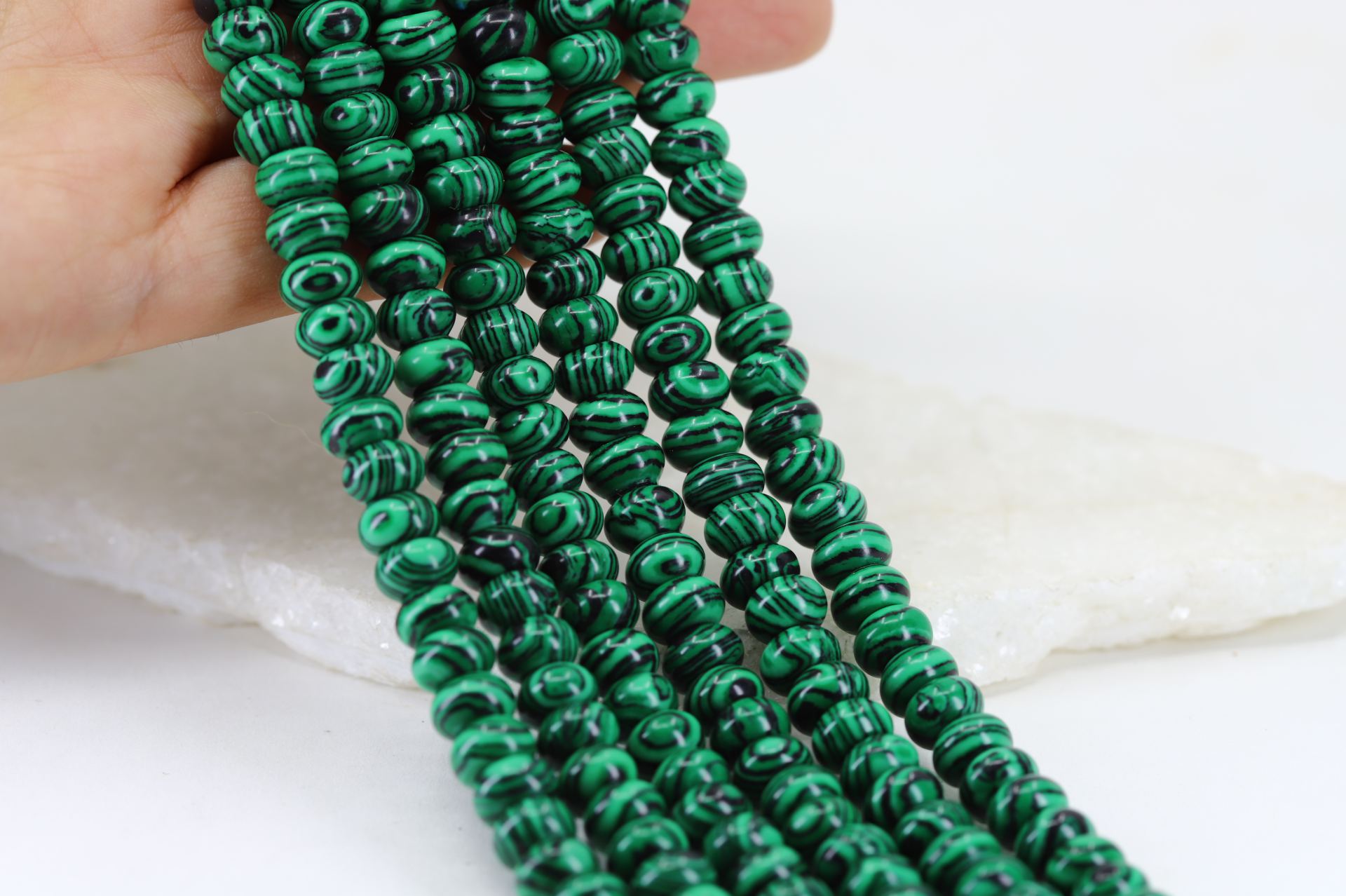8x5mm-smooth-rondelle-malachite-beads
