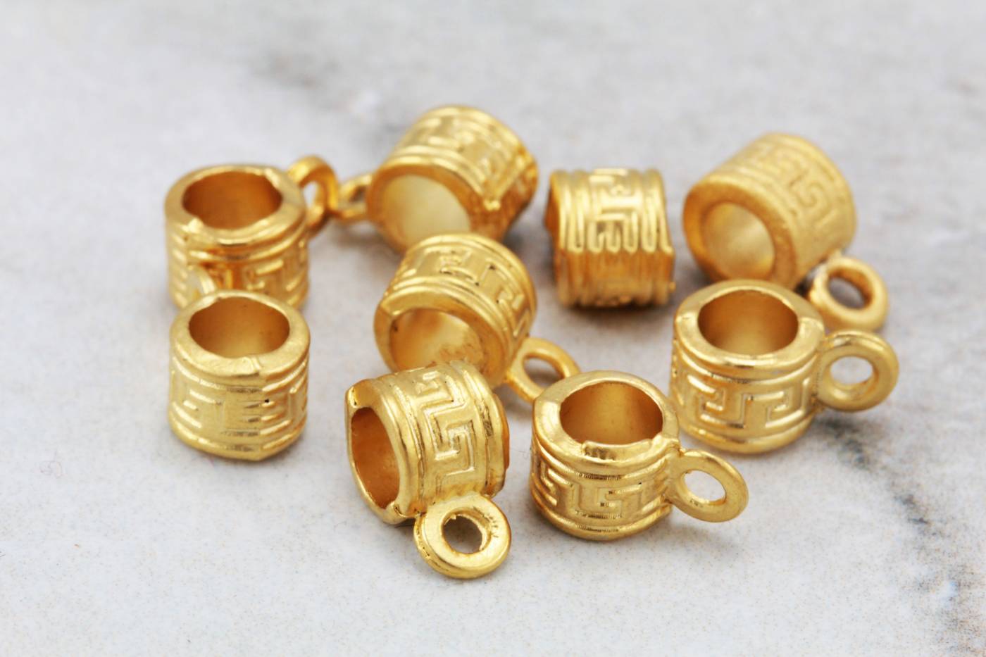 gold-bail-link-charms-tribal-pattern