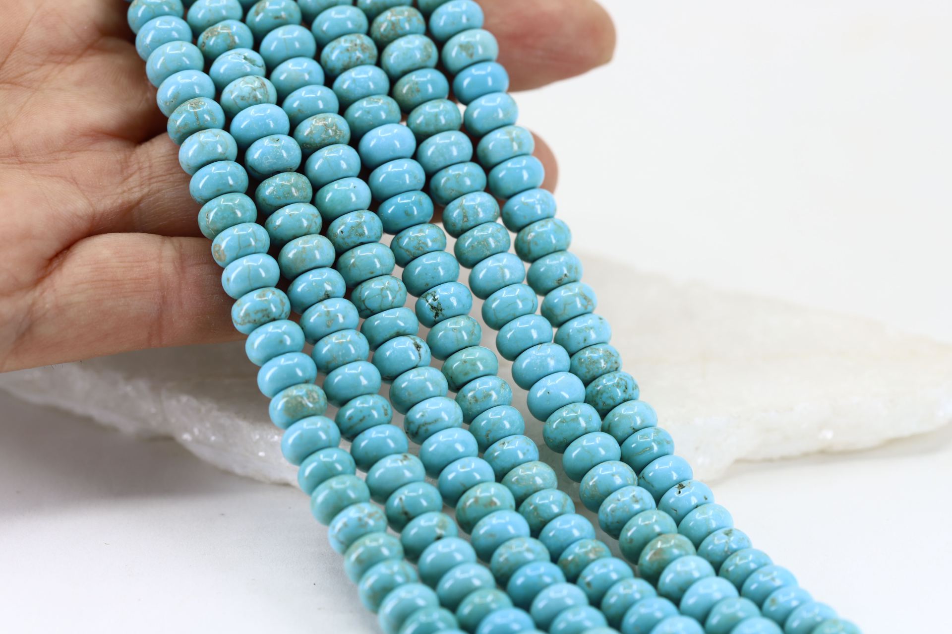 rondelle-turquoise-natural-gemstone-bead