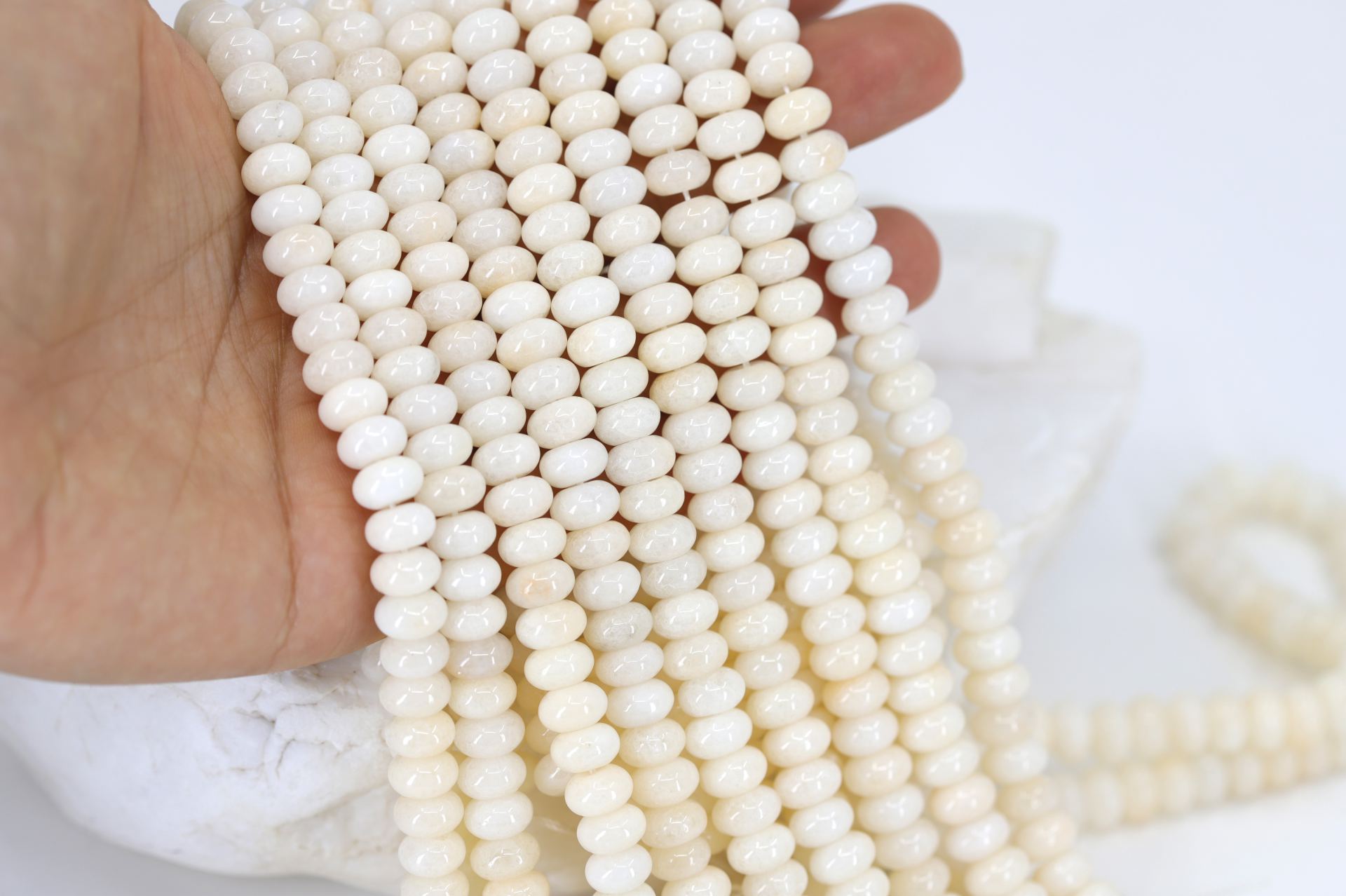 8mm-Rondelle-white-jade-natural-gemstone