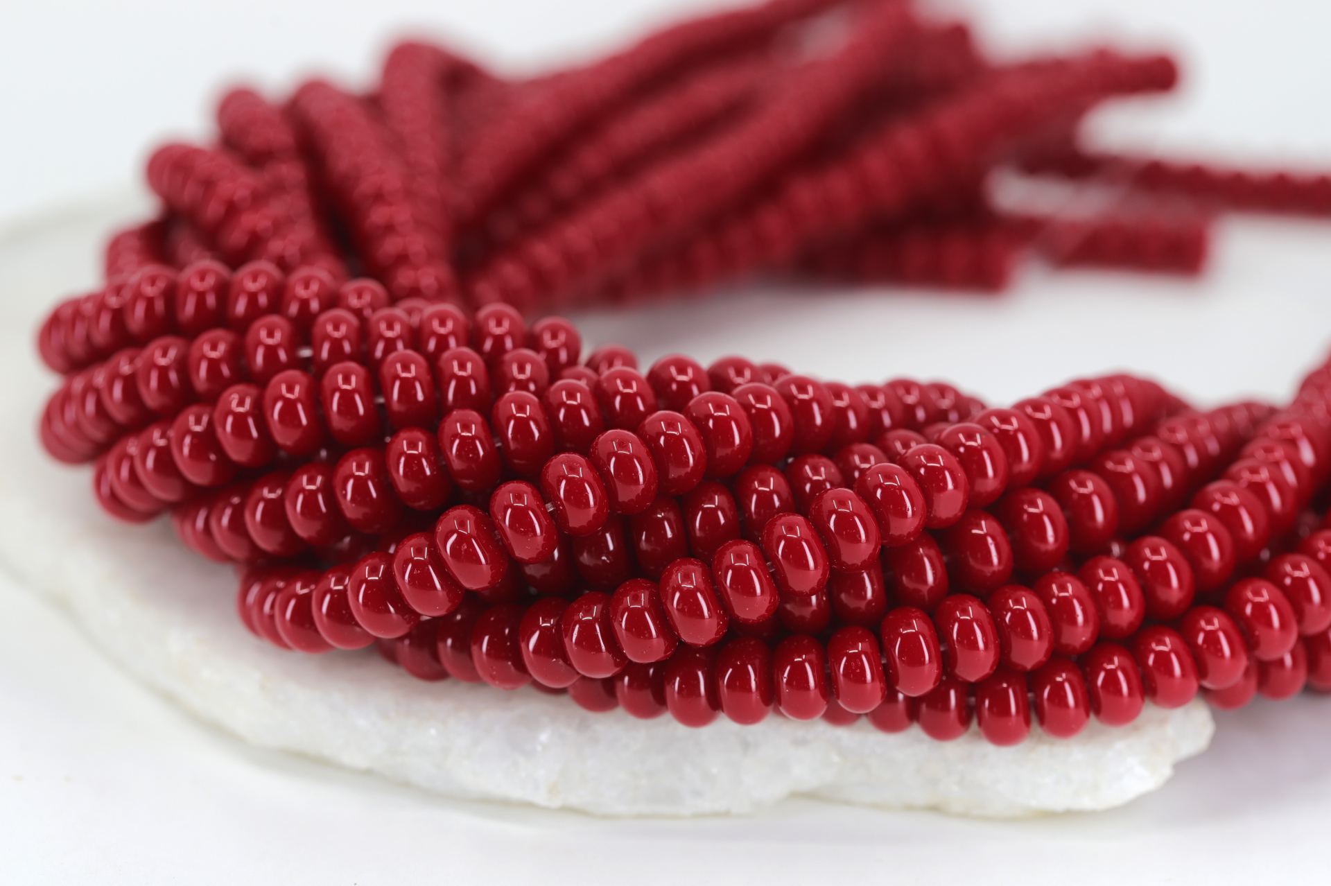 8mm-rondelle-dark-red-jade-bead-strand