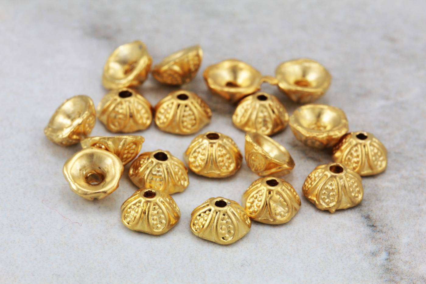 gold-mini-metal-bead-cap-findings