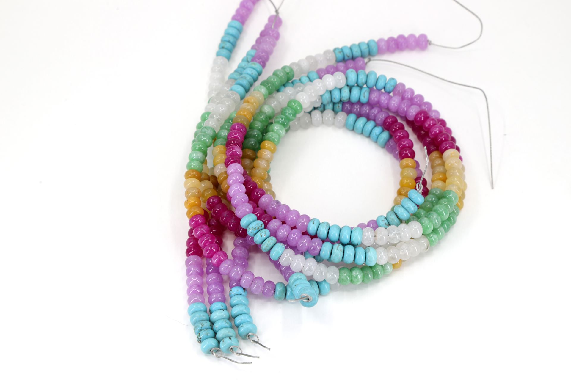 rondelle-rainbow-jade-beads