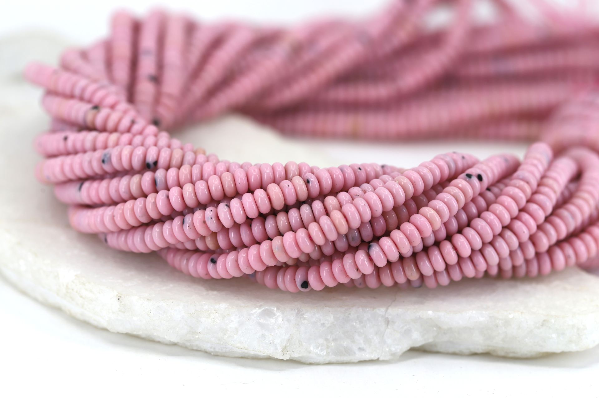 4x2mm-rondelle-dyed rhodonite-bead-stran