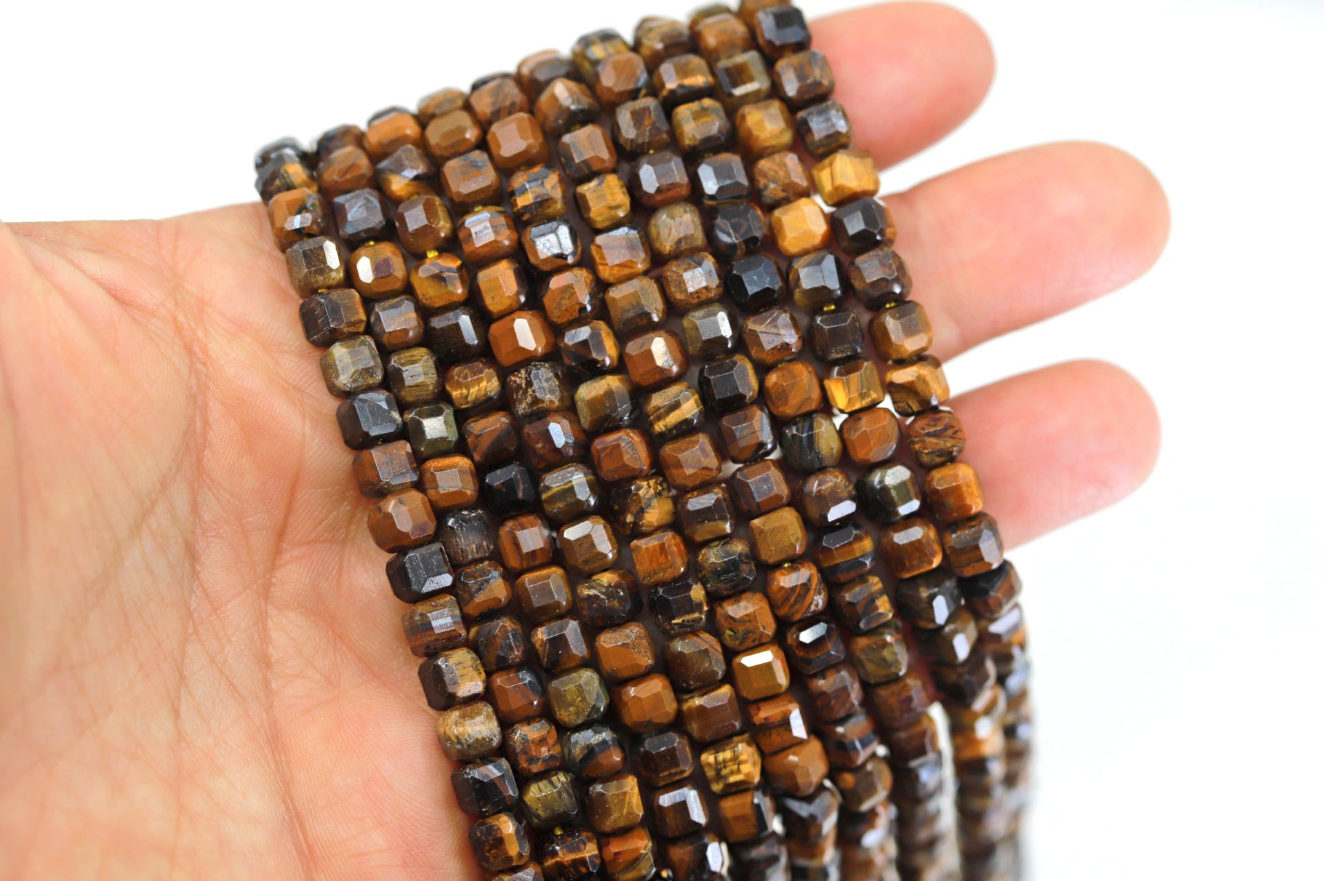 6x6mm-cube-faceted-tiger-eye-bead-strand