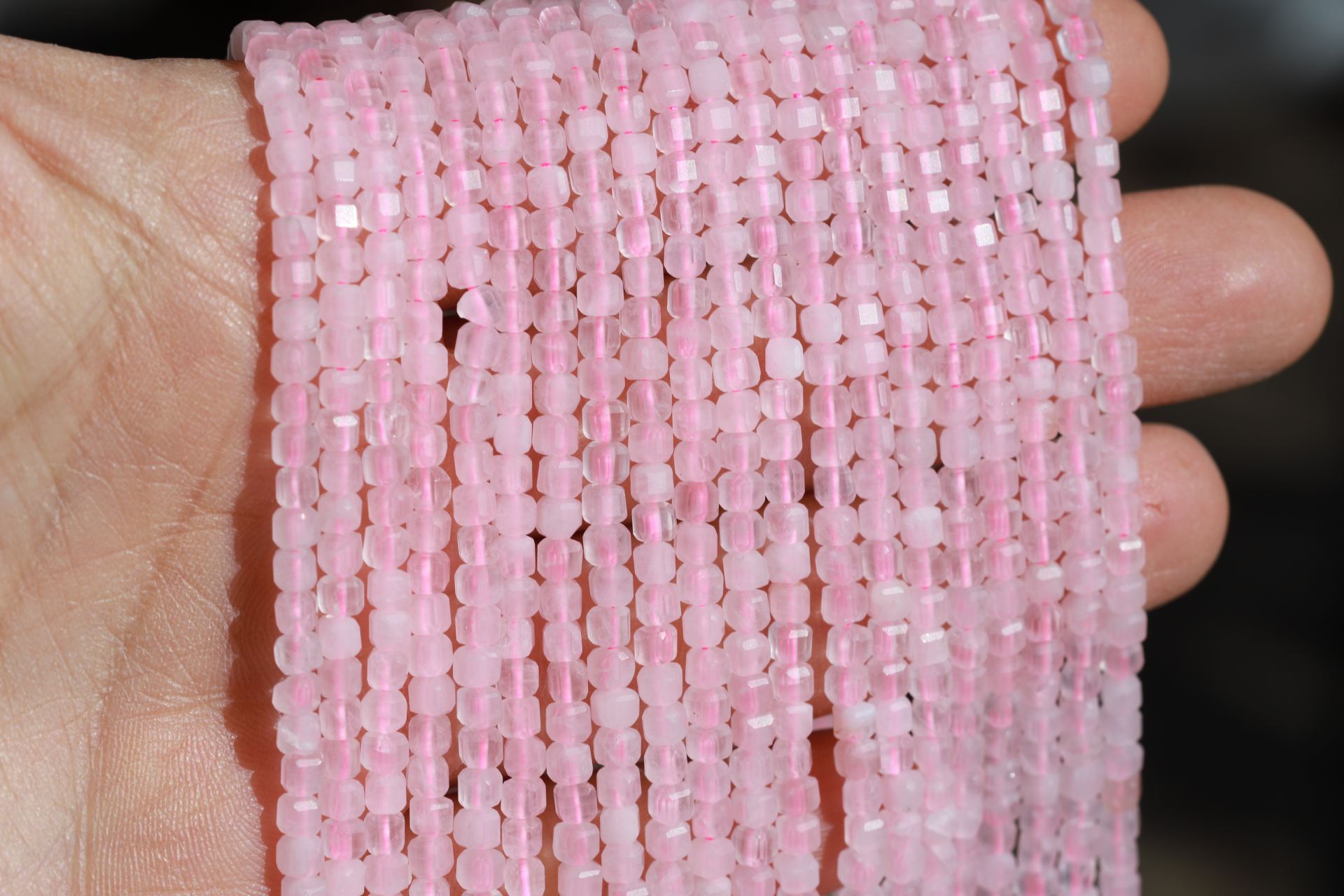 2mm-cube-faceted-pink-quartz-beads