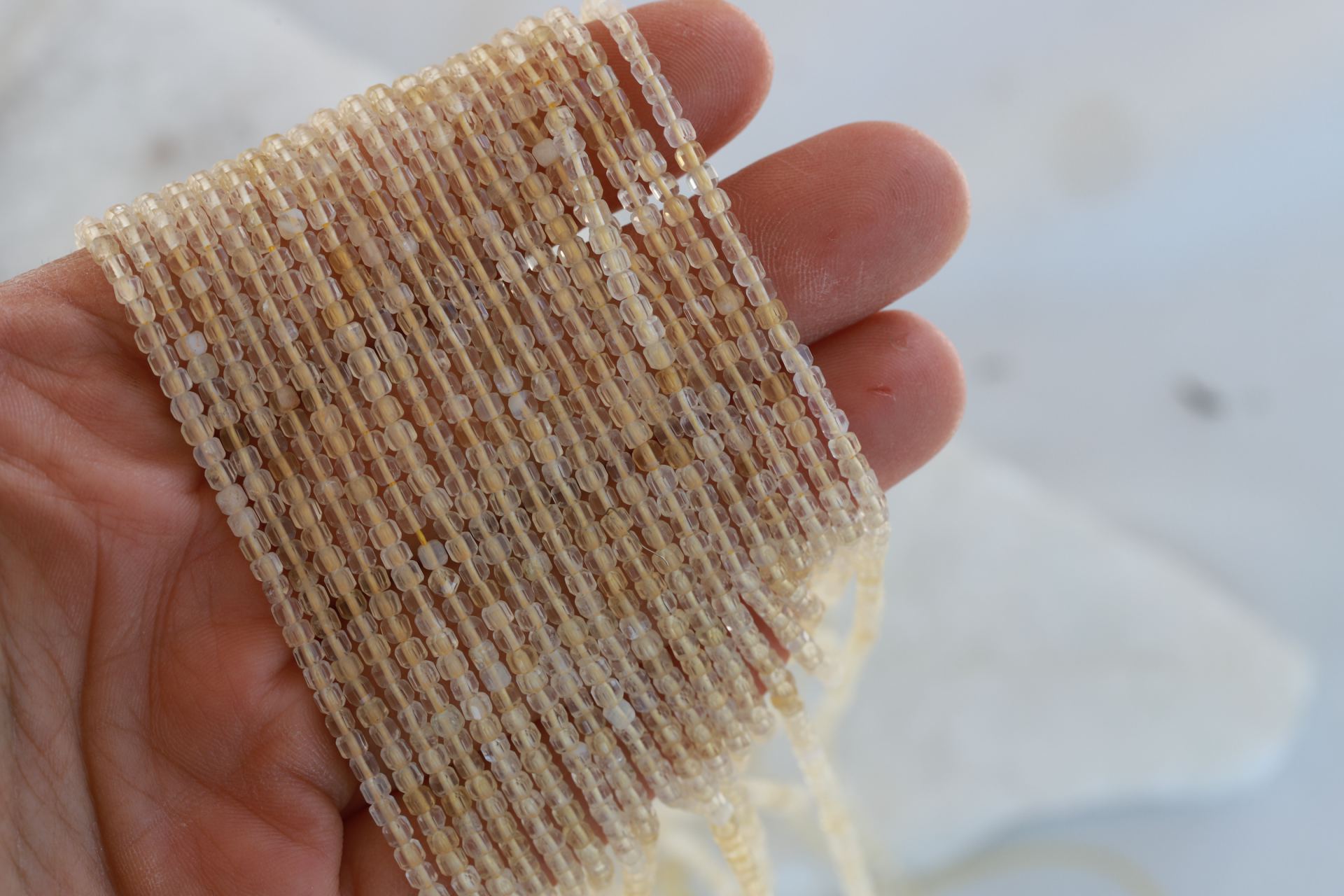 2mm-cube-faceted-citrine-beads