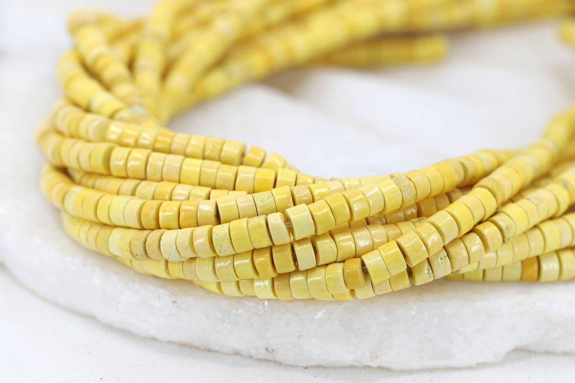 4mm-yellow-howlite-heishi-bead