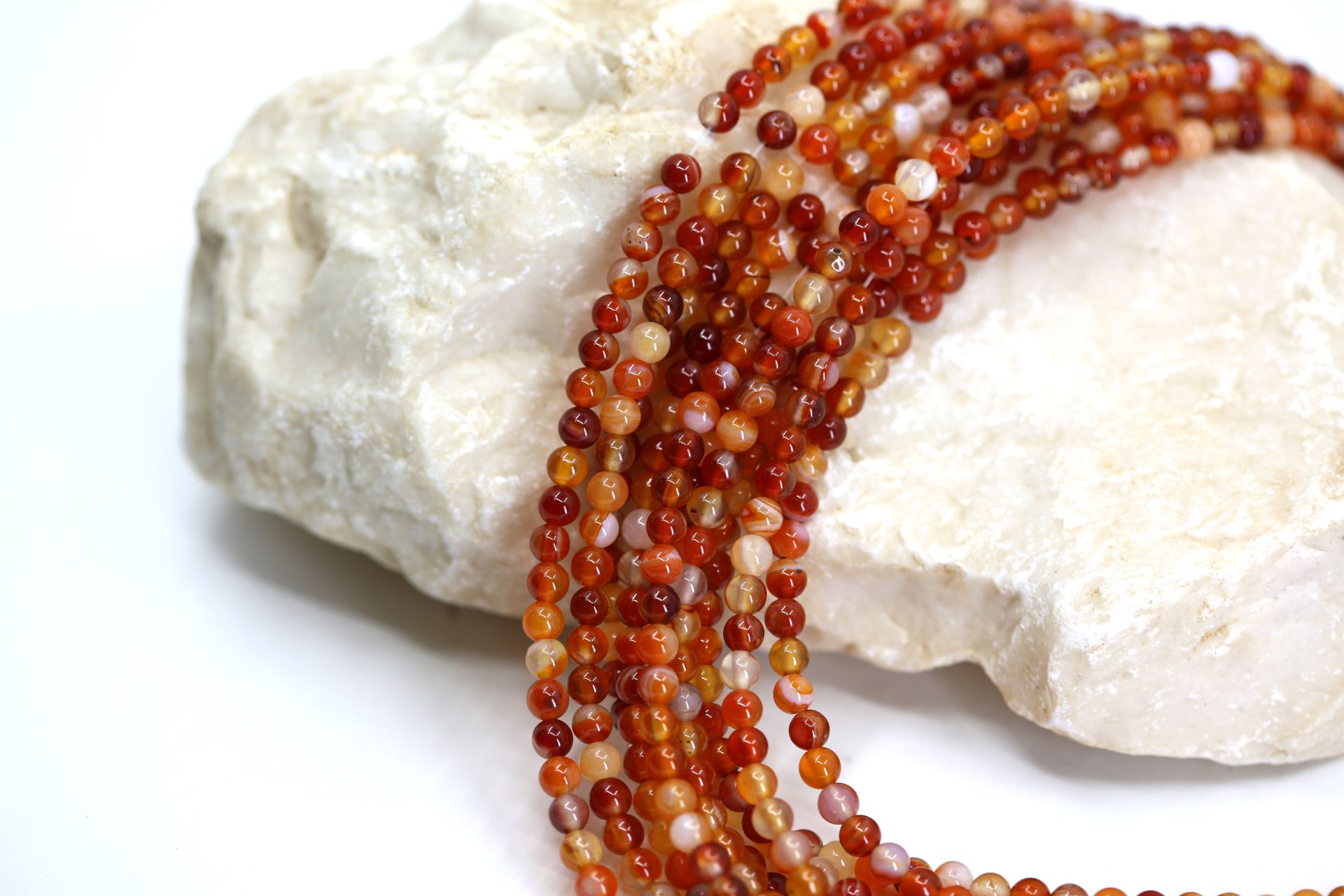 4mm-dark-orange-round- agate-beads-stran