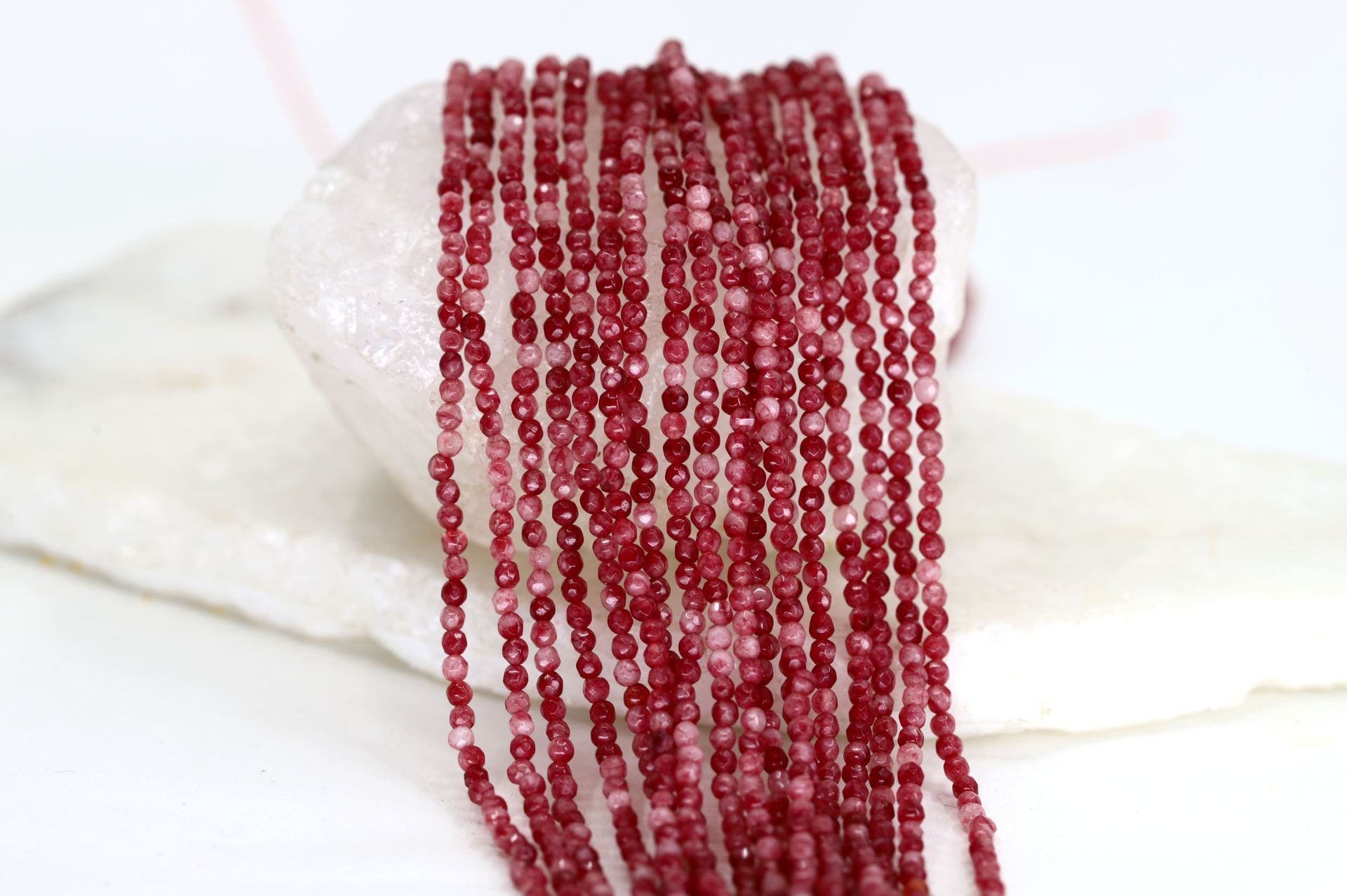 2.3mm-red-round-faceted-agate-beads