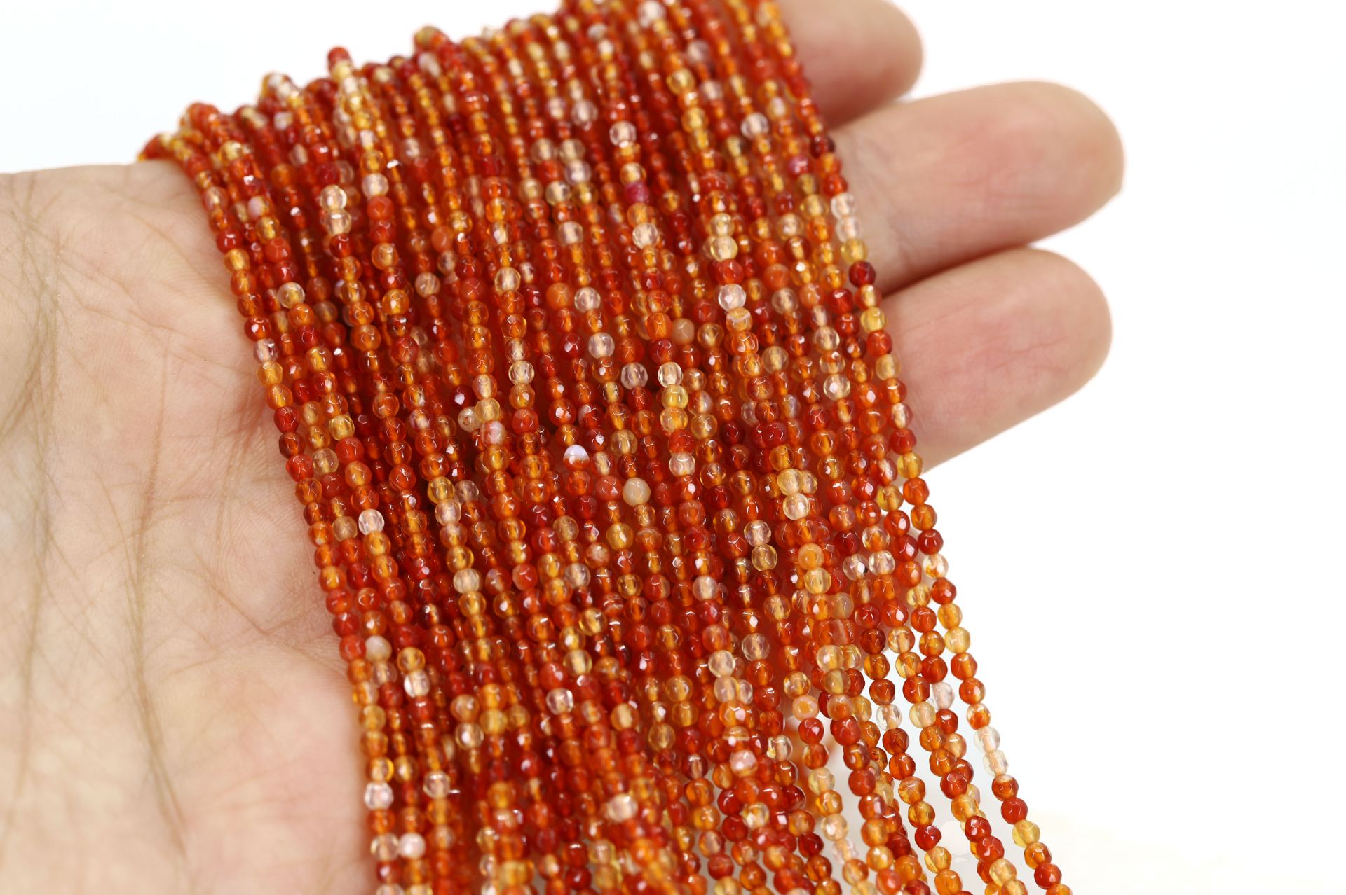 2.3-orange-round-faceted-agate-beads-strand