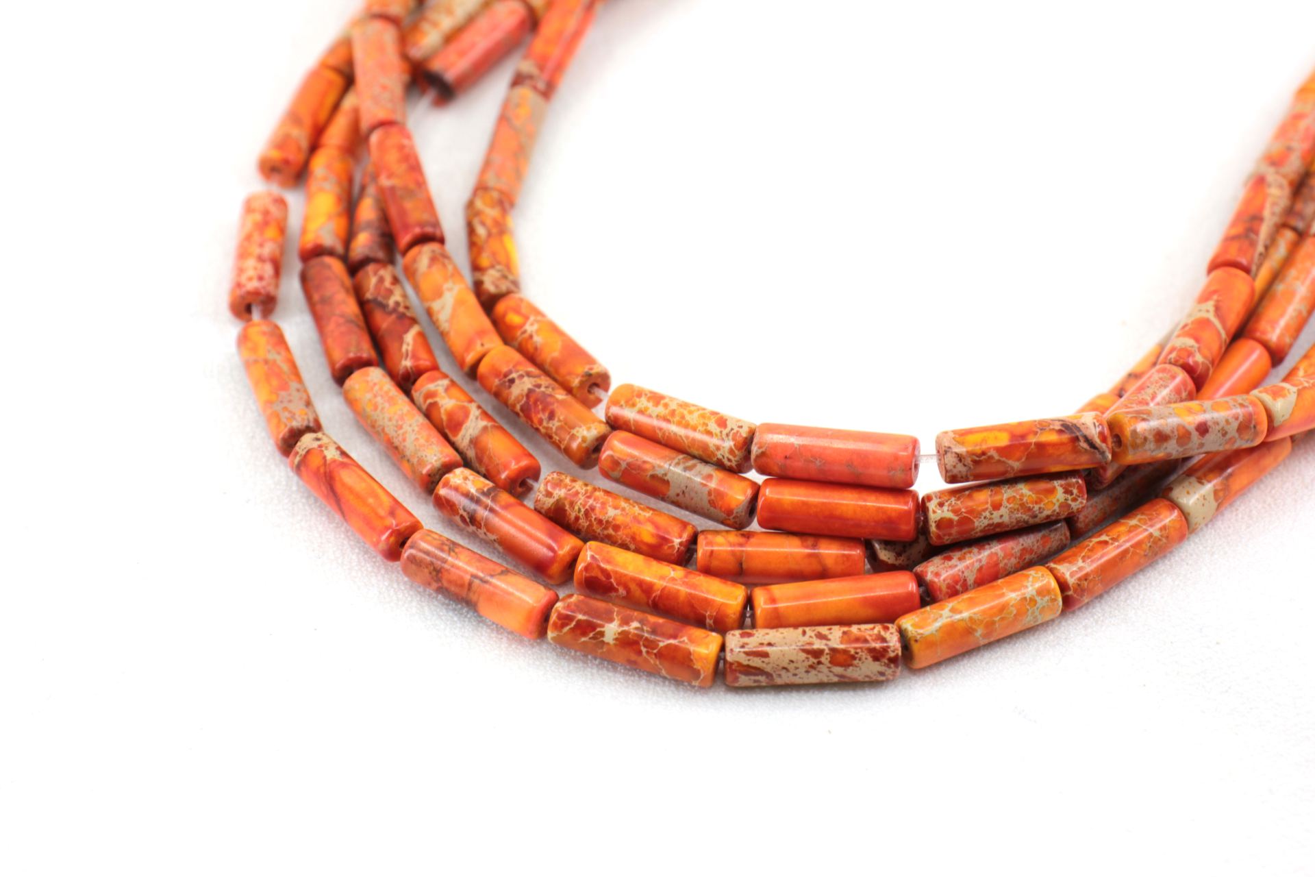 13mm-orange-cylinder-tube-jasper-beads