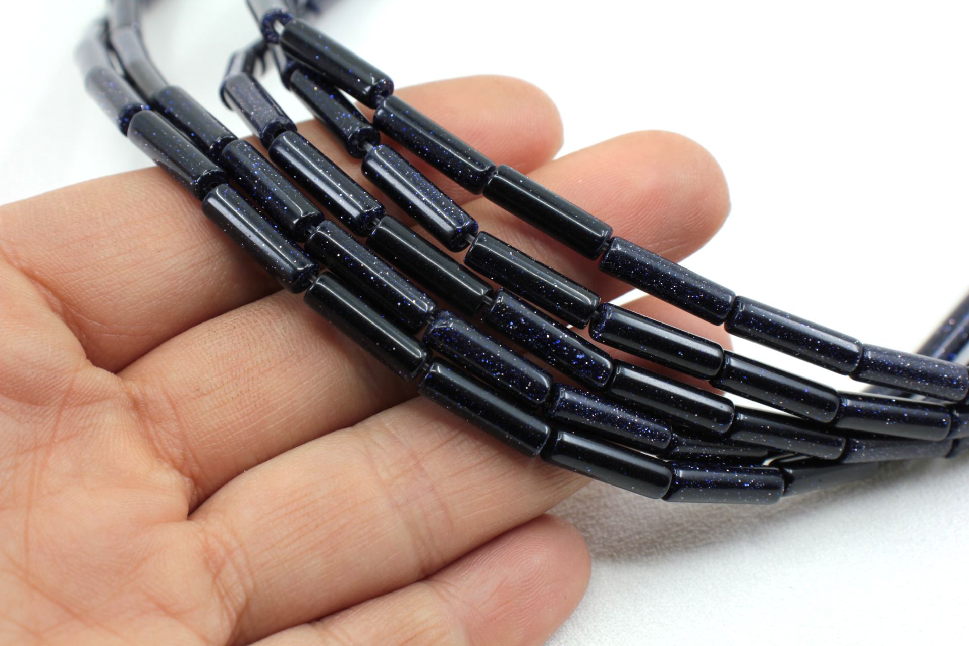 13mmx4mm-blue-cylinder-sandstone-beads