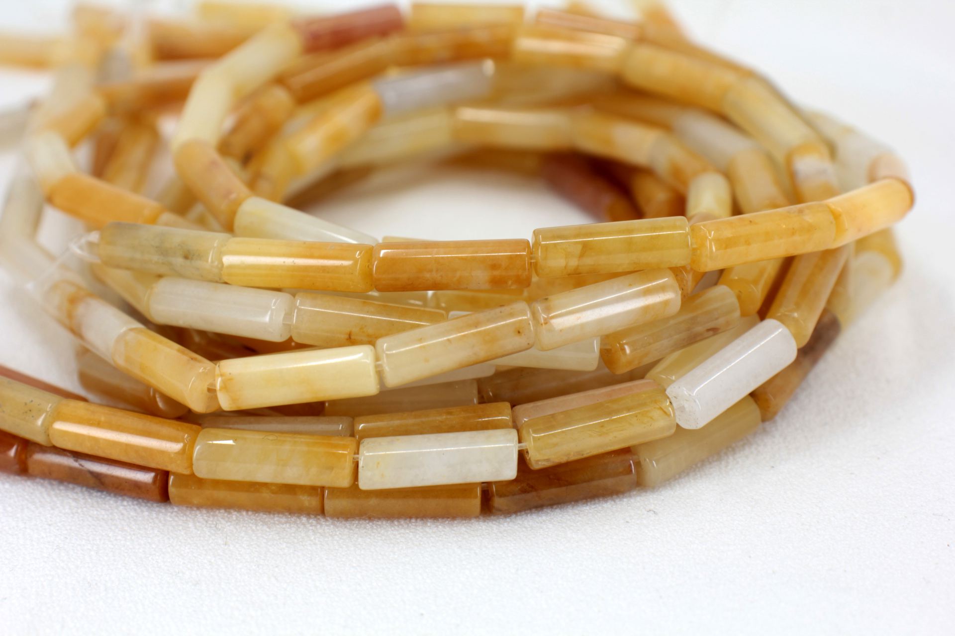 13mm-yellow-topaz-cylinder-tube-beads