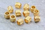 metal-gold-jewelry-barrel-bead-charms