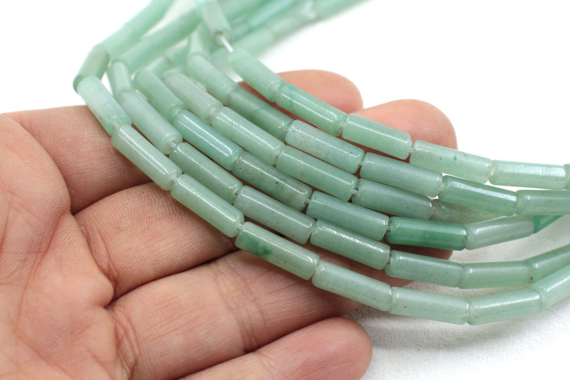 13mm-green-jade-cylinder-tube-beads