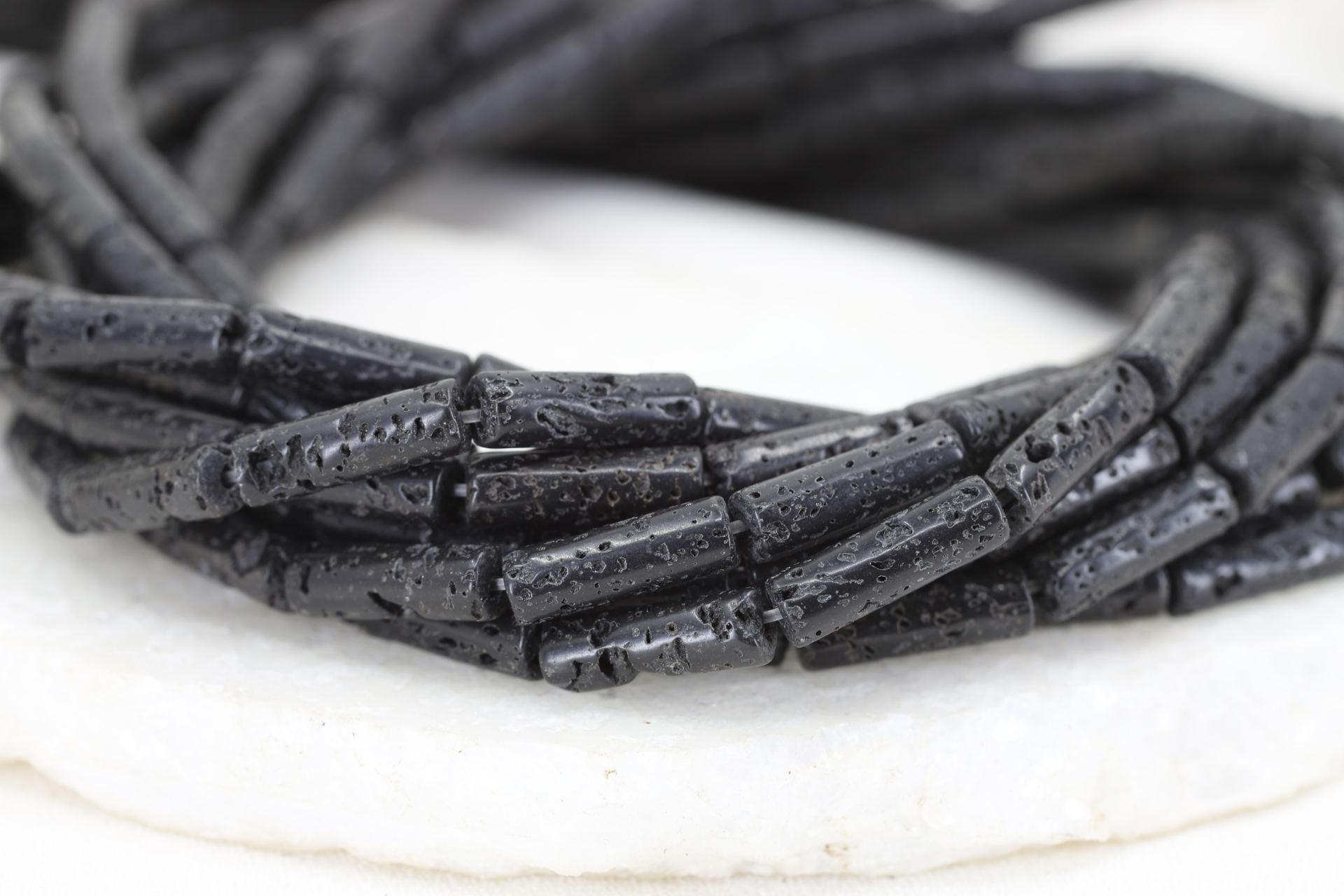 13mm-black-cylinder-tube-lava-beads