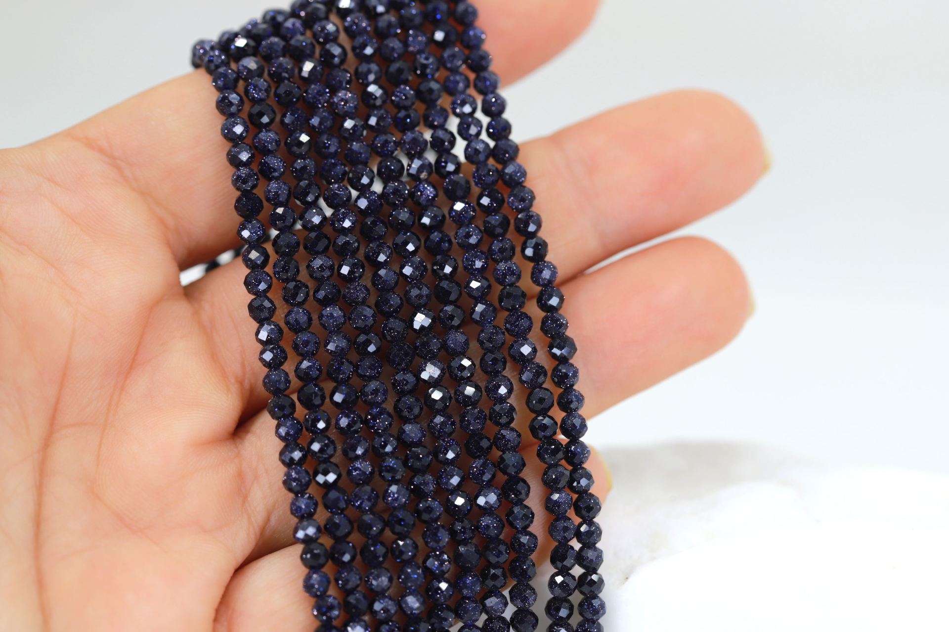 3mm-round-faceted-blue-goldstone-beads