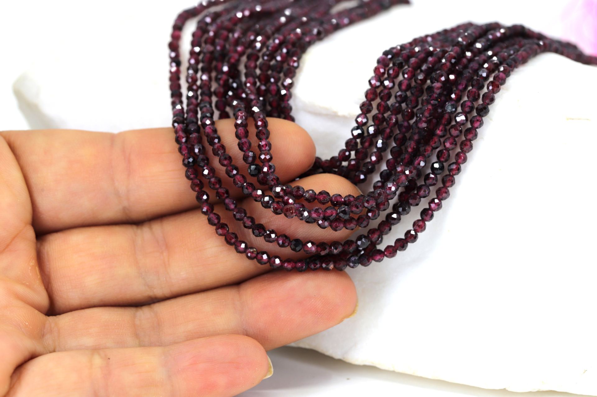 3mm-round-faceted-natural-stone-beads (2