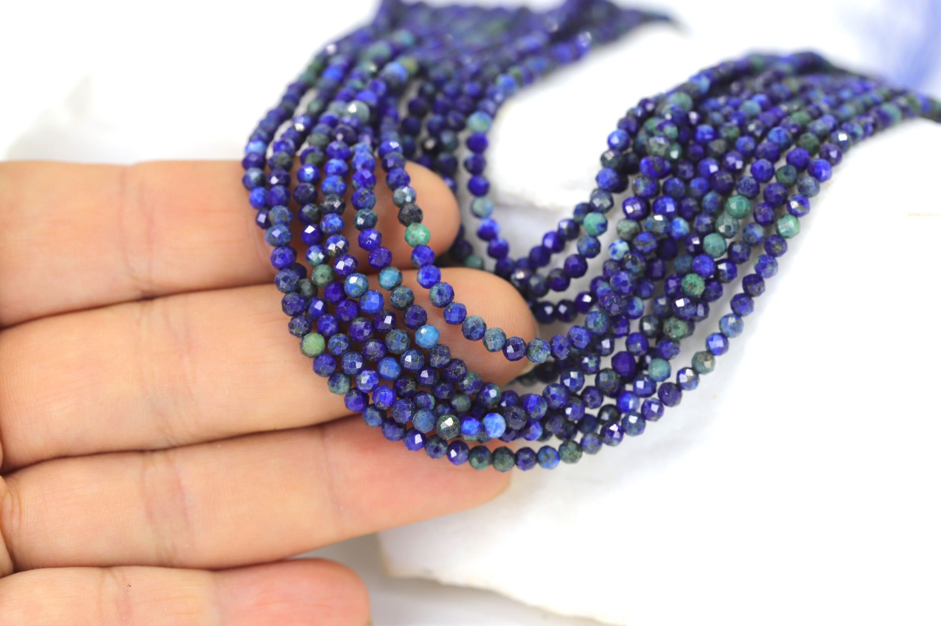 3mm-round-faceted-azurite-beads