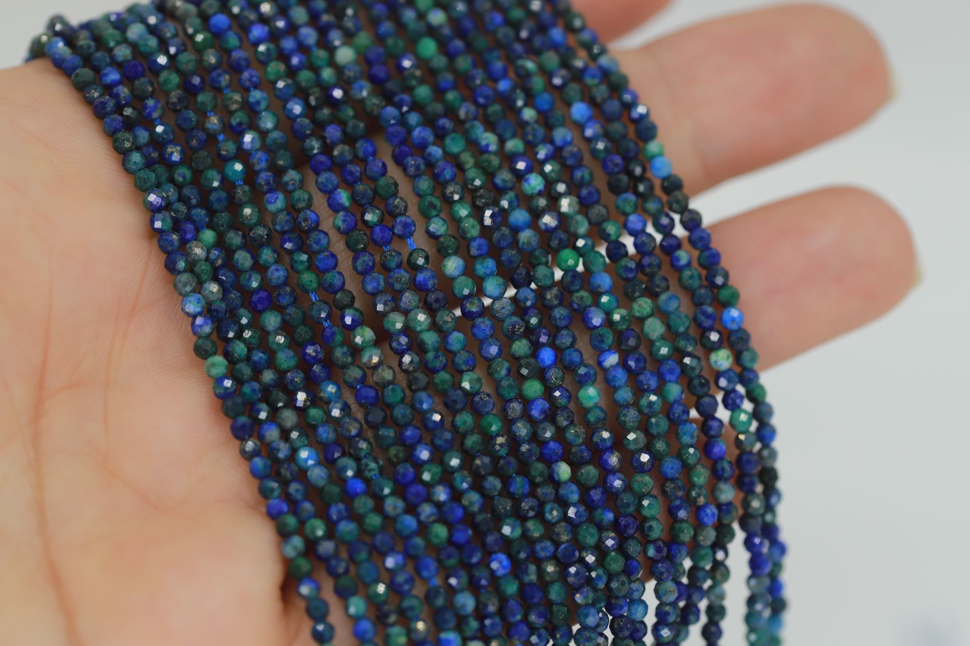 2mm-round-faceted-azurite-beads