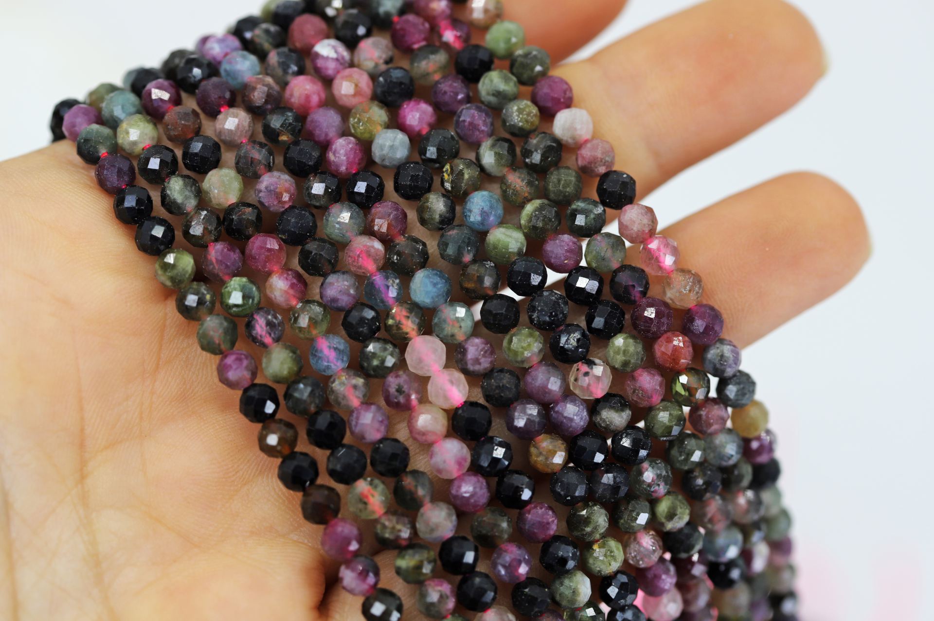 4mm-faceted-round-tourmaline-beads