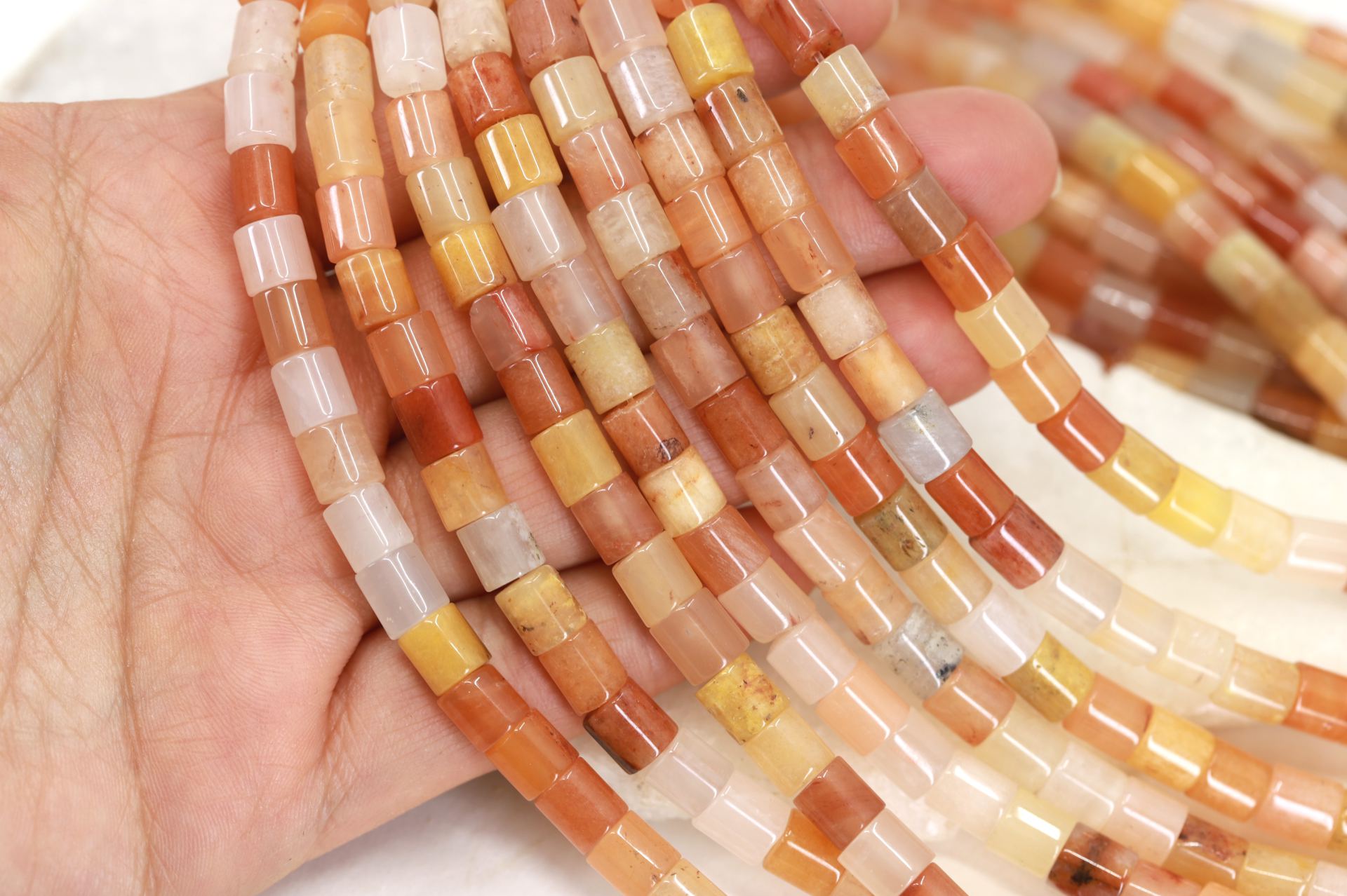 6mm-aventurine-barrel-cylinder-beads