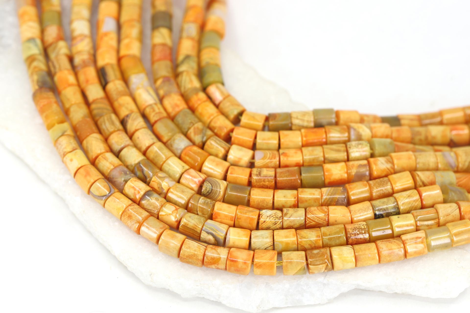 6mm-yellow-agate-natural-stone-barrel