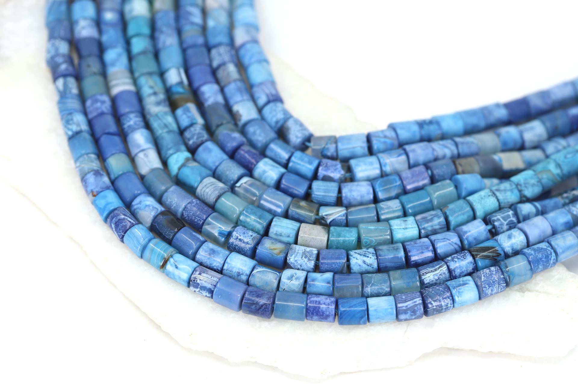 6mm-blue-agate-barrel-cylinder-beads